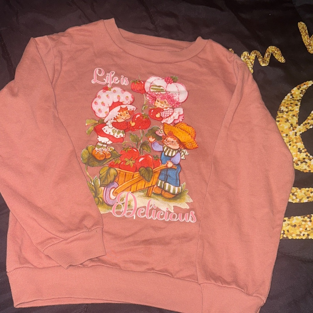 Pink Graphic Sweatshirt